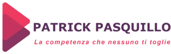 Logo Patrick Pasquillo Ticinocorsi Academy - La competenza che nessuno ti toglie Logo Patrick Pasquillo Ticinocorsi Academy - La competenza che nessuno ti toglie